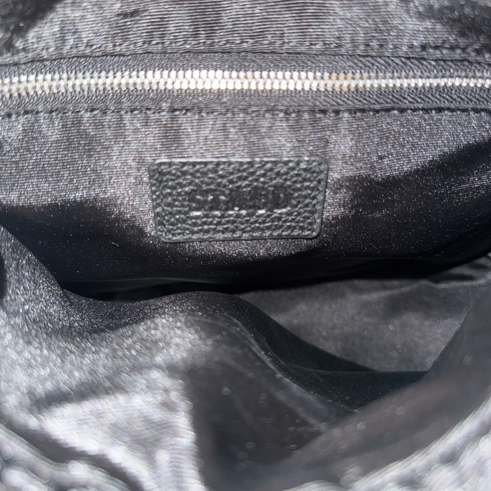 STAUD Pine Hobo Black Pebbled Leather Shoulder Bag - Picture 6 of 10